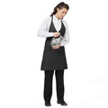 F23 Signature Black Tailored V-Neck Apron